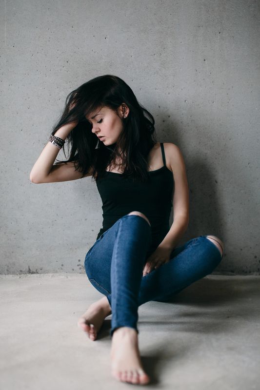 gray, studio, girl, portrait, 35/1.4, canon 5d mark 2, white, style, street Gray фото превью