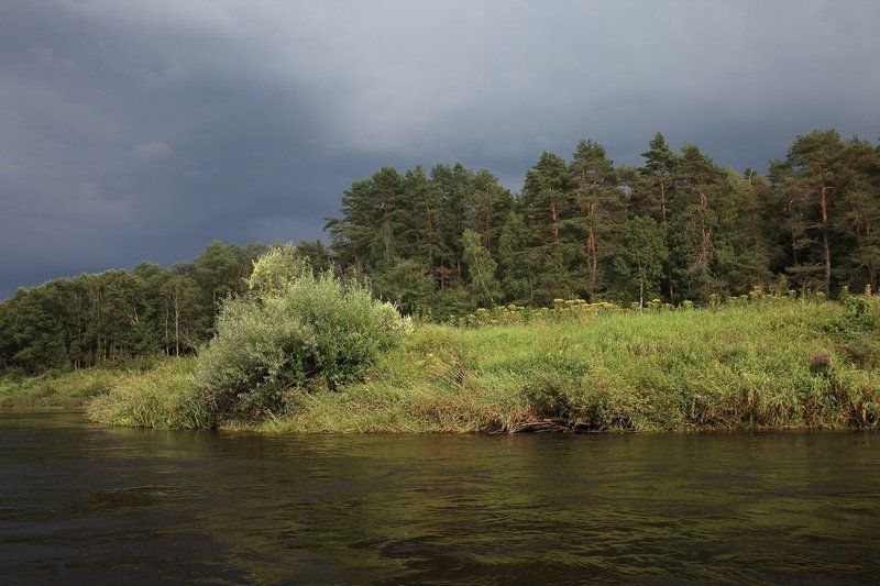 Лето, Река гроза, Угра Обошла стороной фото превью