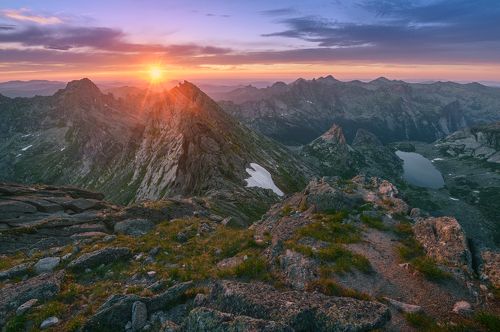 Закат в Ергаках