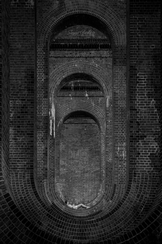 ouse valley viaduct, girl, viaduct, england, architecture Calmness фото превью