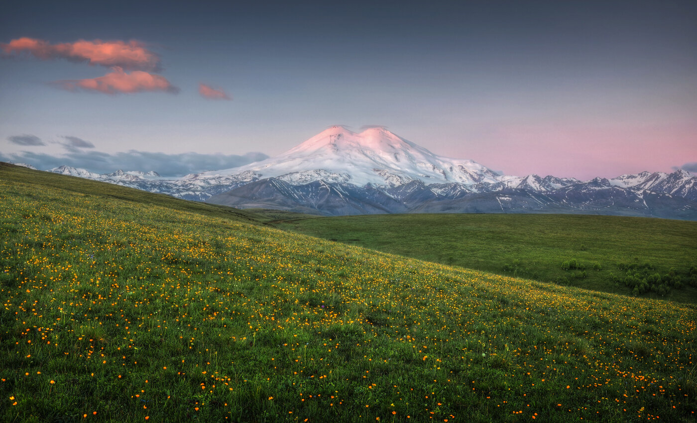 горы, Кавказ, Кабардино-Балкария, Эльбрус, фото России, пейзажи Кабардино-Балкарии, природа Кабардино-Балкарии, Александр Бархатов