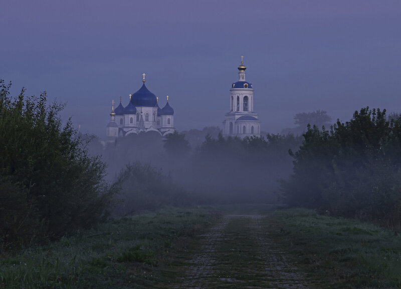 боголюбово, монастырь. Боголюбово. Раннее утро. фото превью