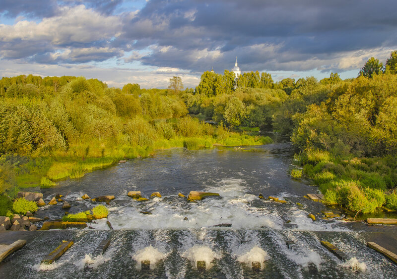 Река Ивкина, Кировская область, лето, август, вечер Ивкина фото превью
