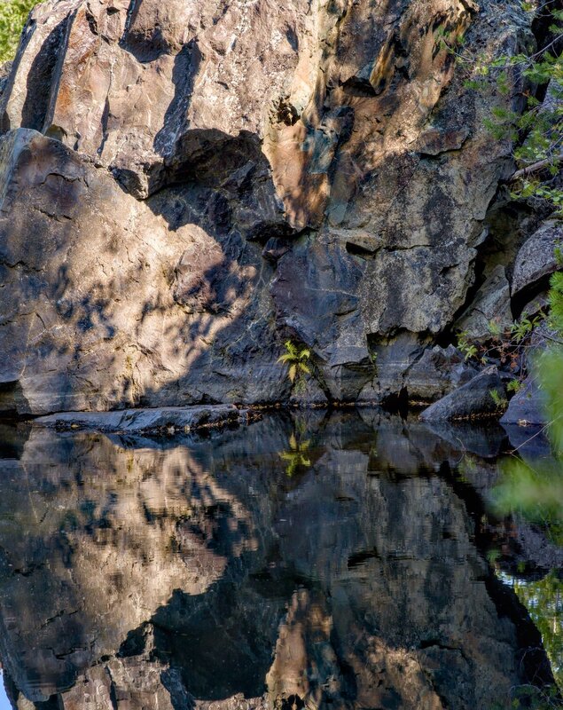 скала, гранит, отражение, вода Звездочка фото превью