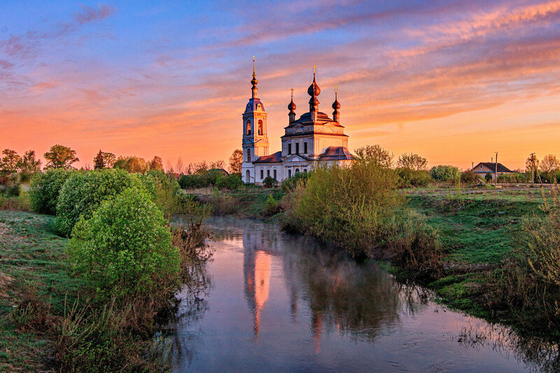 Рассвет на р.Ильма фото превью