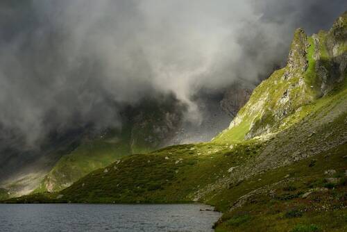 Вечер в горах