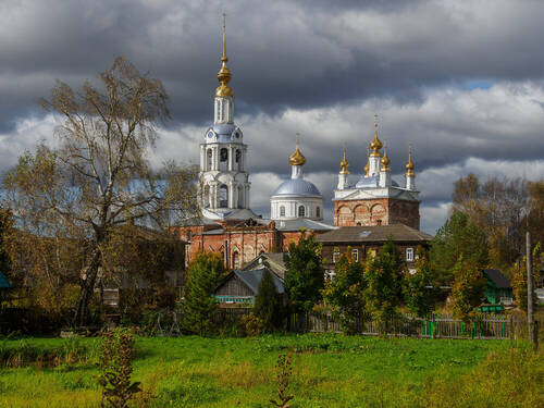 Сентябрьская прогулка по селу Заозерье.