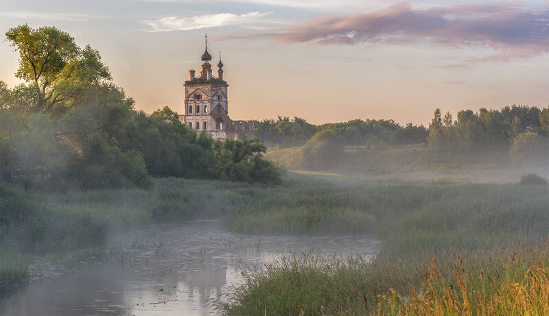 Утро на реке Ирмес фото превью