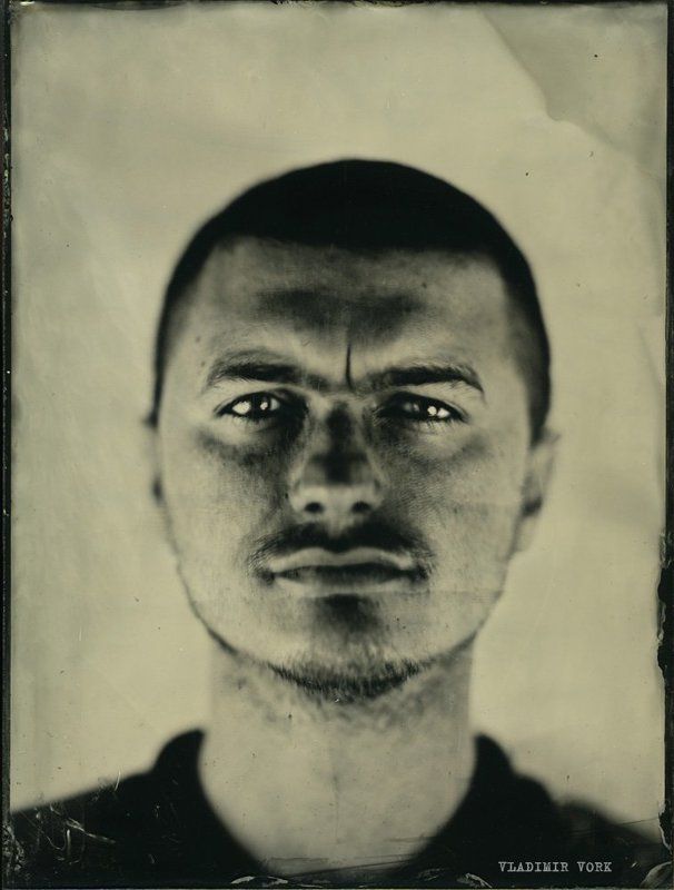 ambrotype, collodion, Vladimirvork, wet plate, амбротип, мокрый коллодий. Амбротипия фото превью