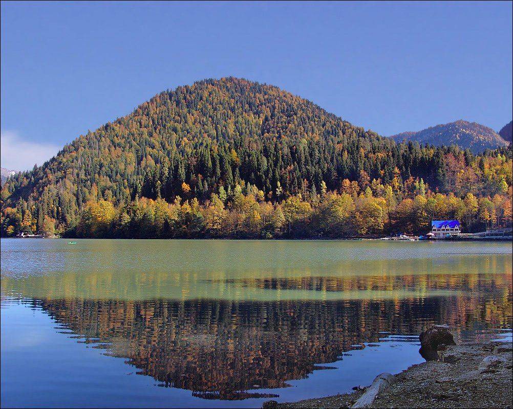озеро, рица, абхазия, Тарасов Алексей