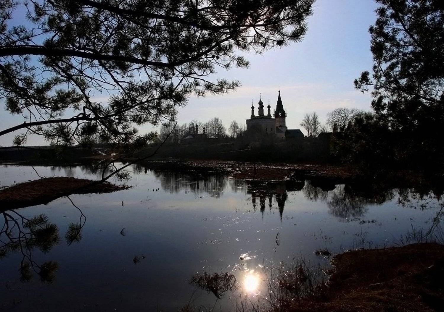 весна, половодье, Василий Черкасский