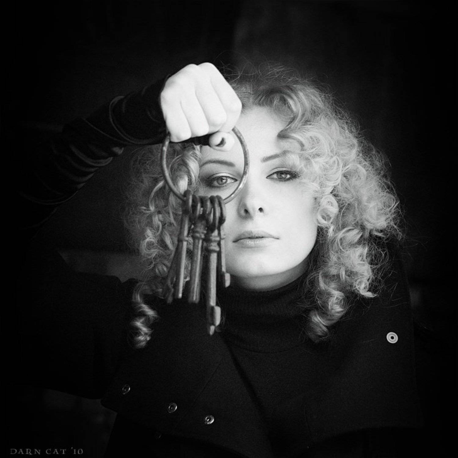 девушка, ключи, хранительница, Darn Cat