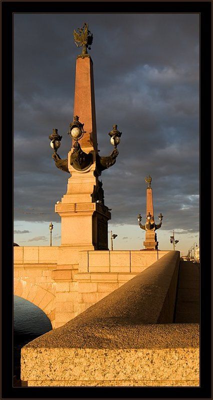 Закатная зарисовка с Троицкого моста фото превью