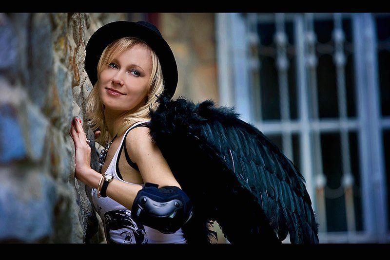 black, angel  фото превью