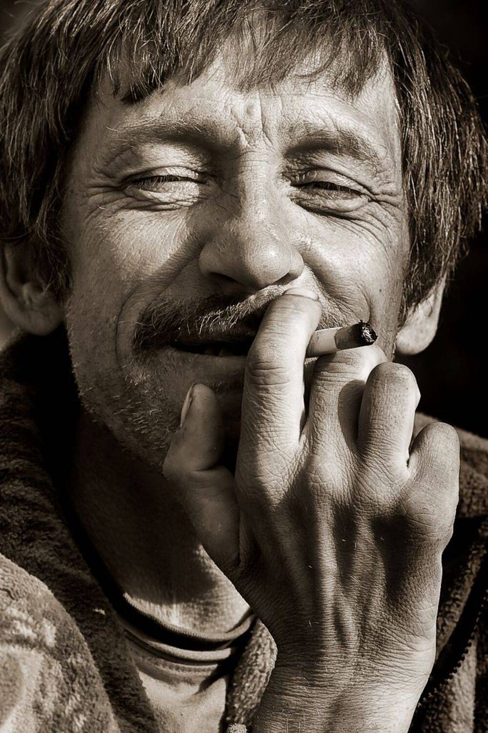 мужчина, портрет, папироса, NIK