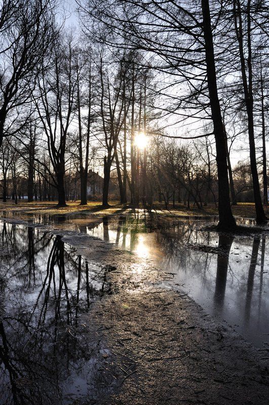 Закат на Каменном острове фото превью