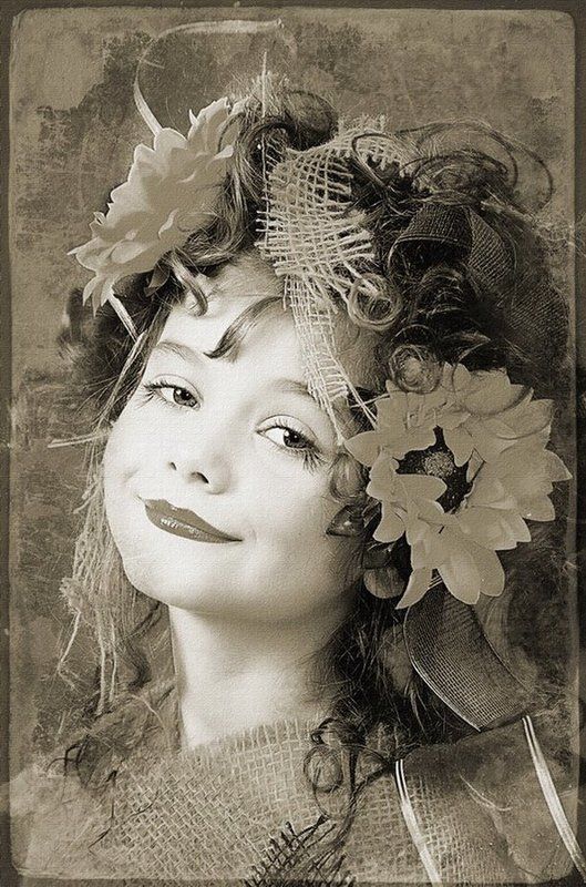 портрет.дети,гламур цветочек:) фото превью