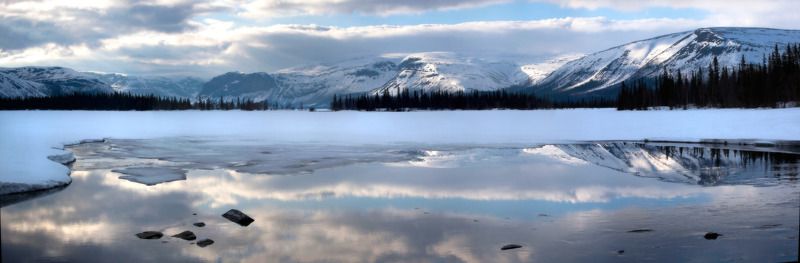 НЕБОЛЬШАЯ ПАНОРАМА ЛОВОЗЕРСКИХ ТУНДР... фото превью