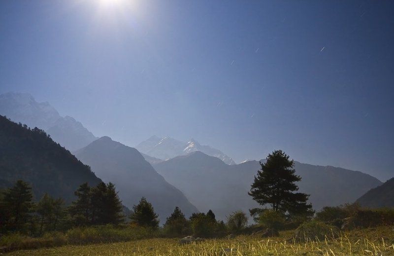 непал, ночь, annapurna1 Страна больших гор фото превью