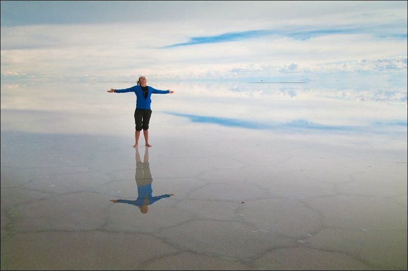 боливия, solar de uyuni Между землей и небом... фото превью