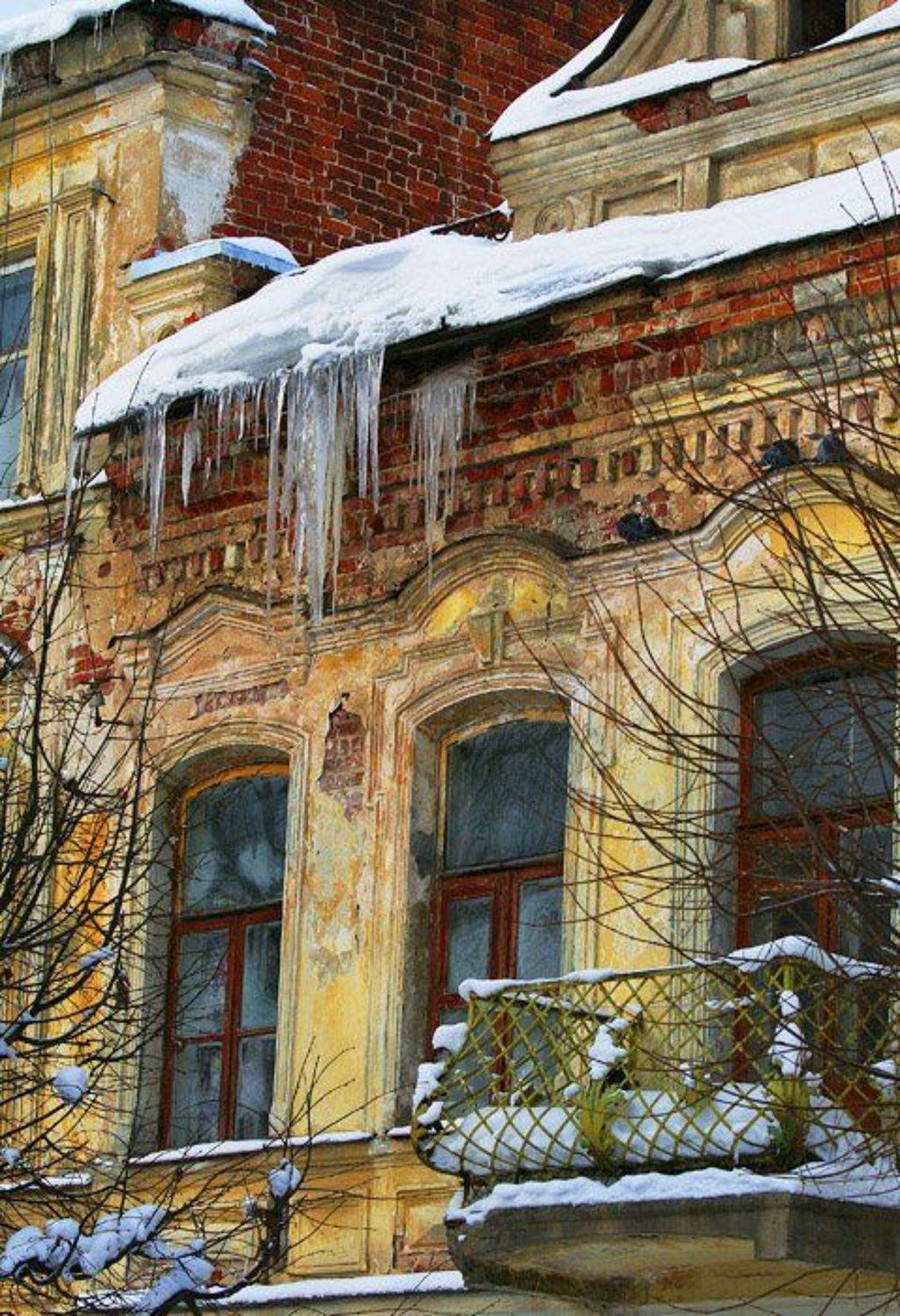 окно, сосулька, старина, Андрей Макеев