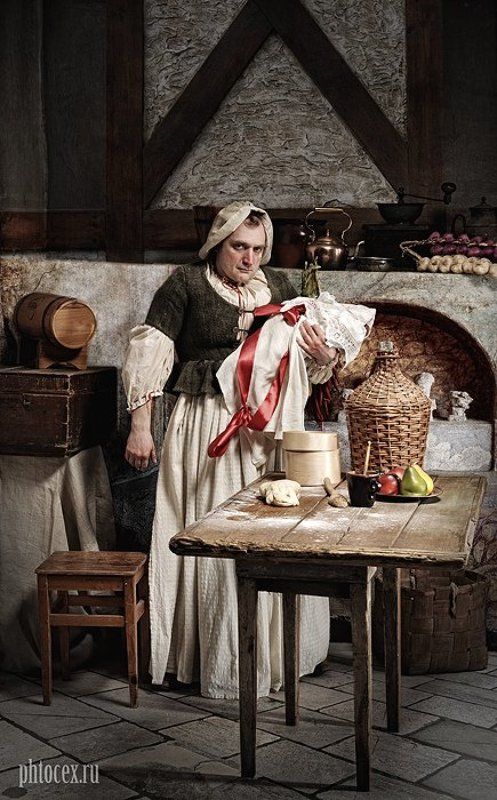 кухарка, младенец Кухарка фото превью