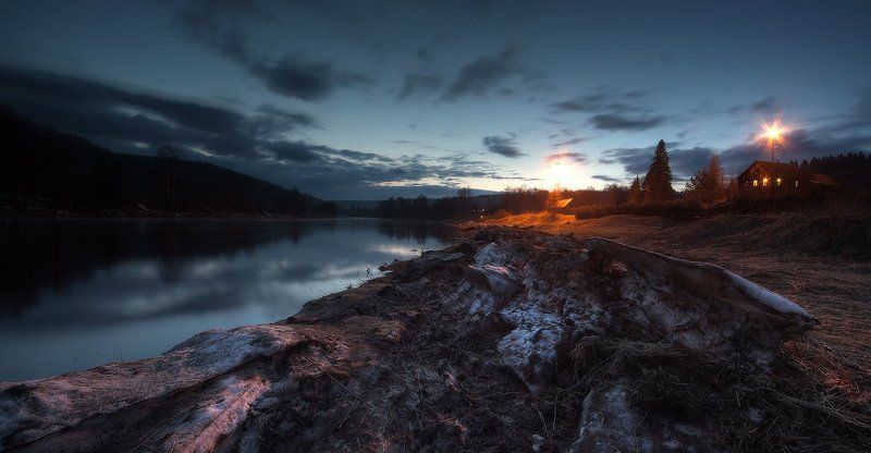 фонари, юрий, сказка, вепский край, ночь Апрельские торосы фото превью