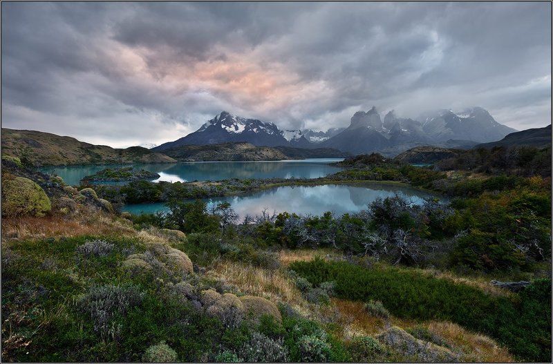patagonia, chile, lake, p?hoe, torres, del, paine, патагония, чили Патагония, край суровых гор и бирюзовых озёр... фото превью