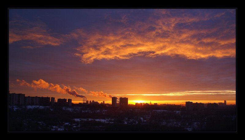 москва, рассвет Московский рассвет... фото превью