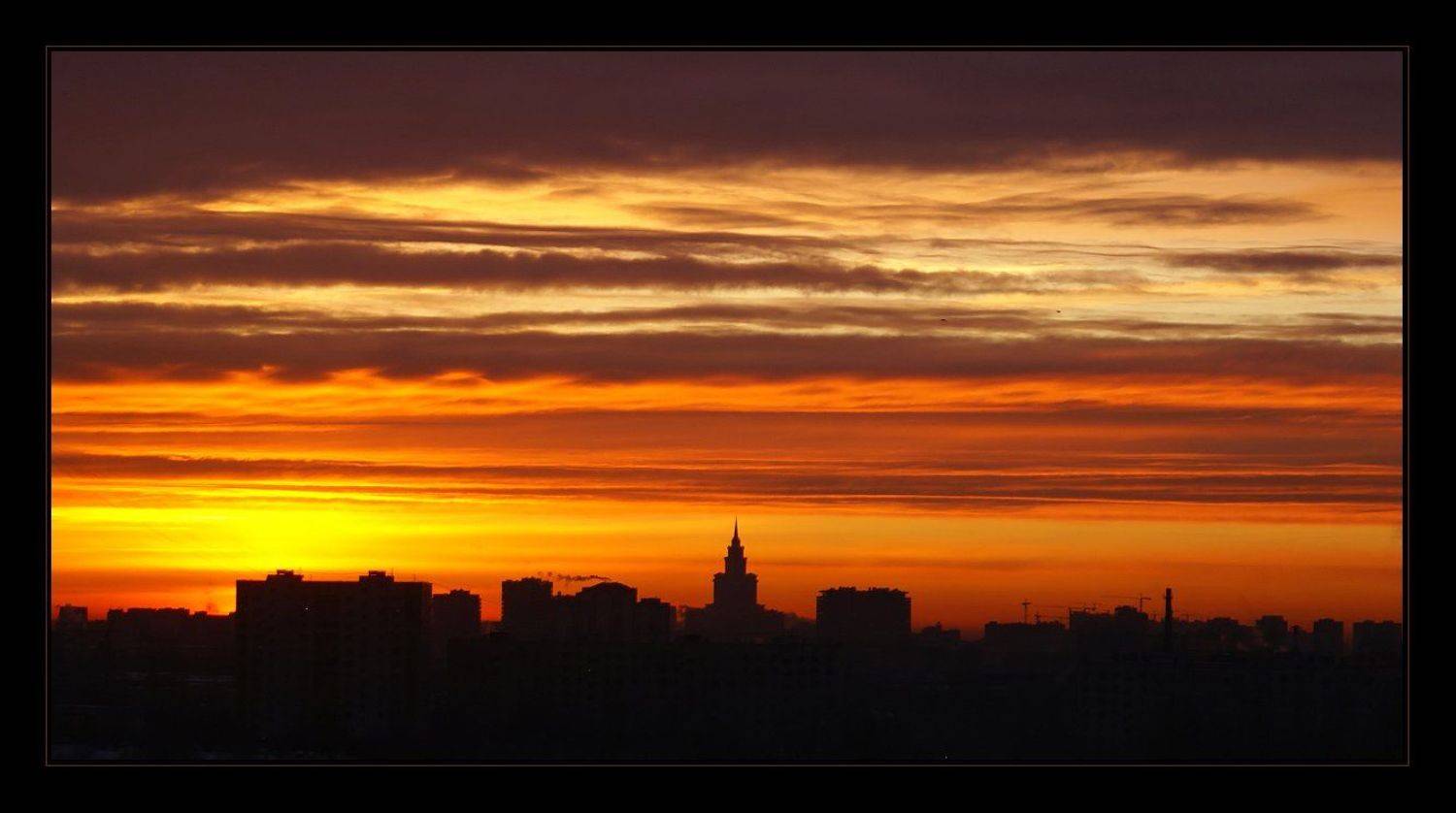 москва, рассвет, tolyan139