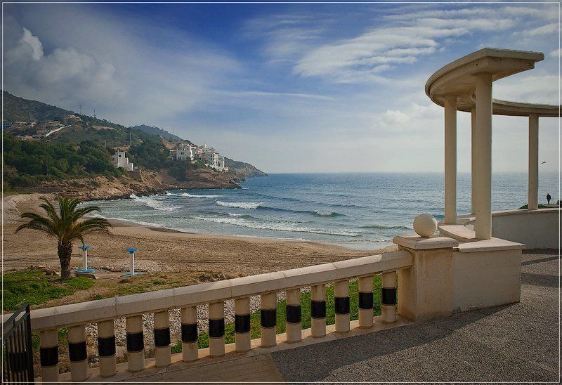 море, испания, пейзаж Aiguadol?  - сладкая вода. фото превью