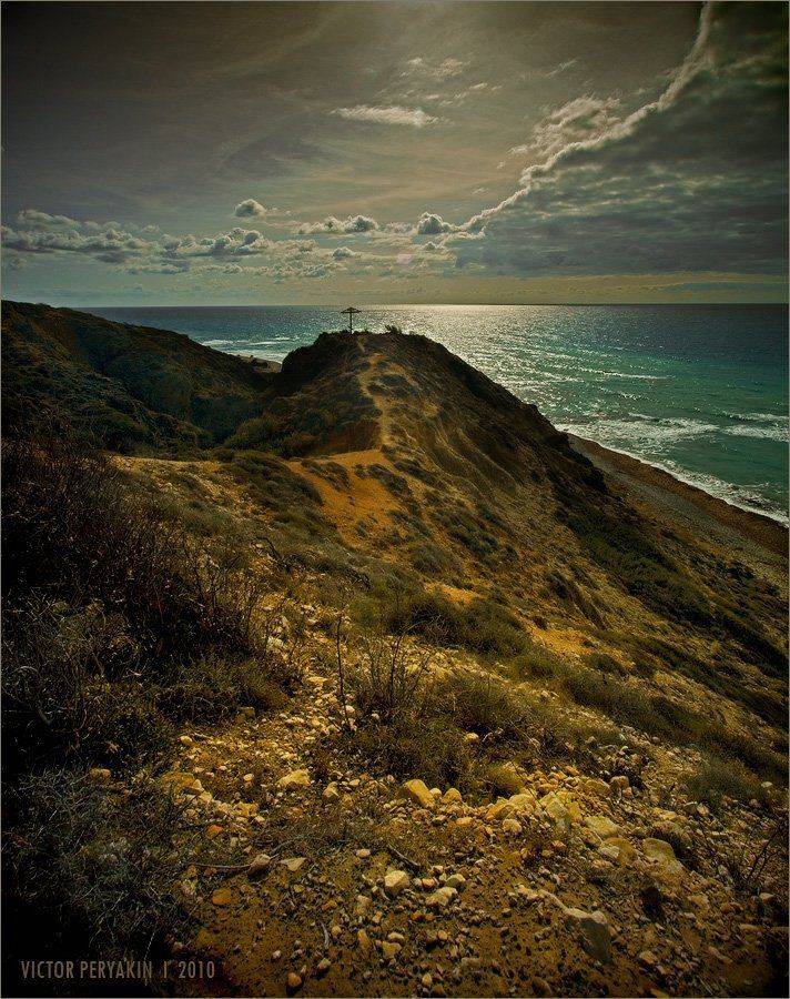 cyprus, кипр, высота, берег, крест, пейзаж, Виктор Перякин