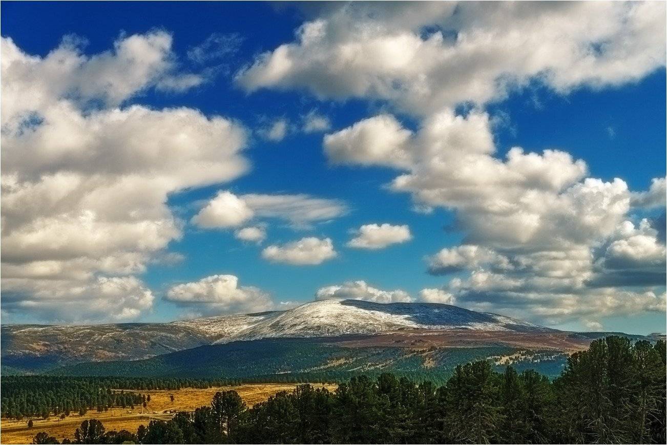 пейзаж, горы, облака, Горный Алтай, Александр Потапов