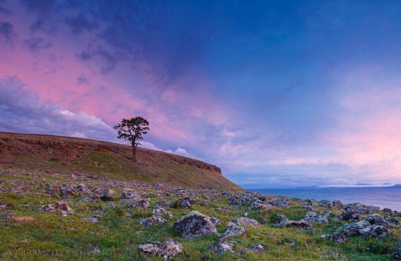 Закат на Хубсугуле фото превью