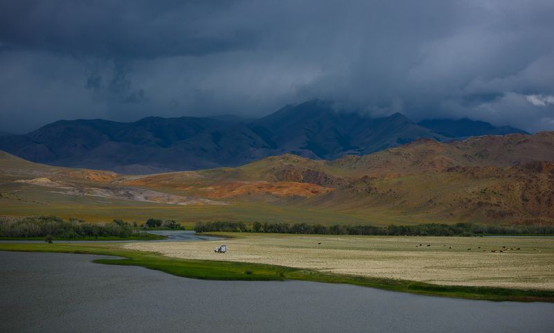 Горный Алтай, озеро, Красногорское, Кош-Агачский район, Россия, природа, пейзаж. Горный Алтай. фото превью