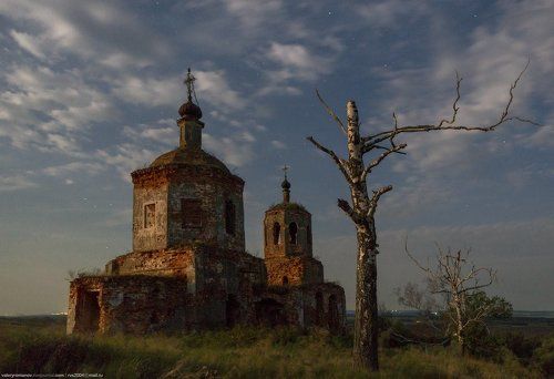 Улетевший ворон (Восход полной луны)
