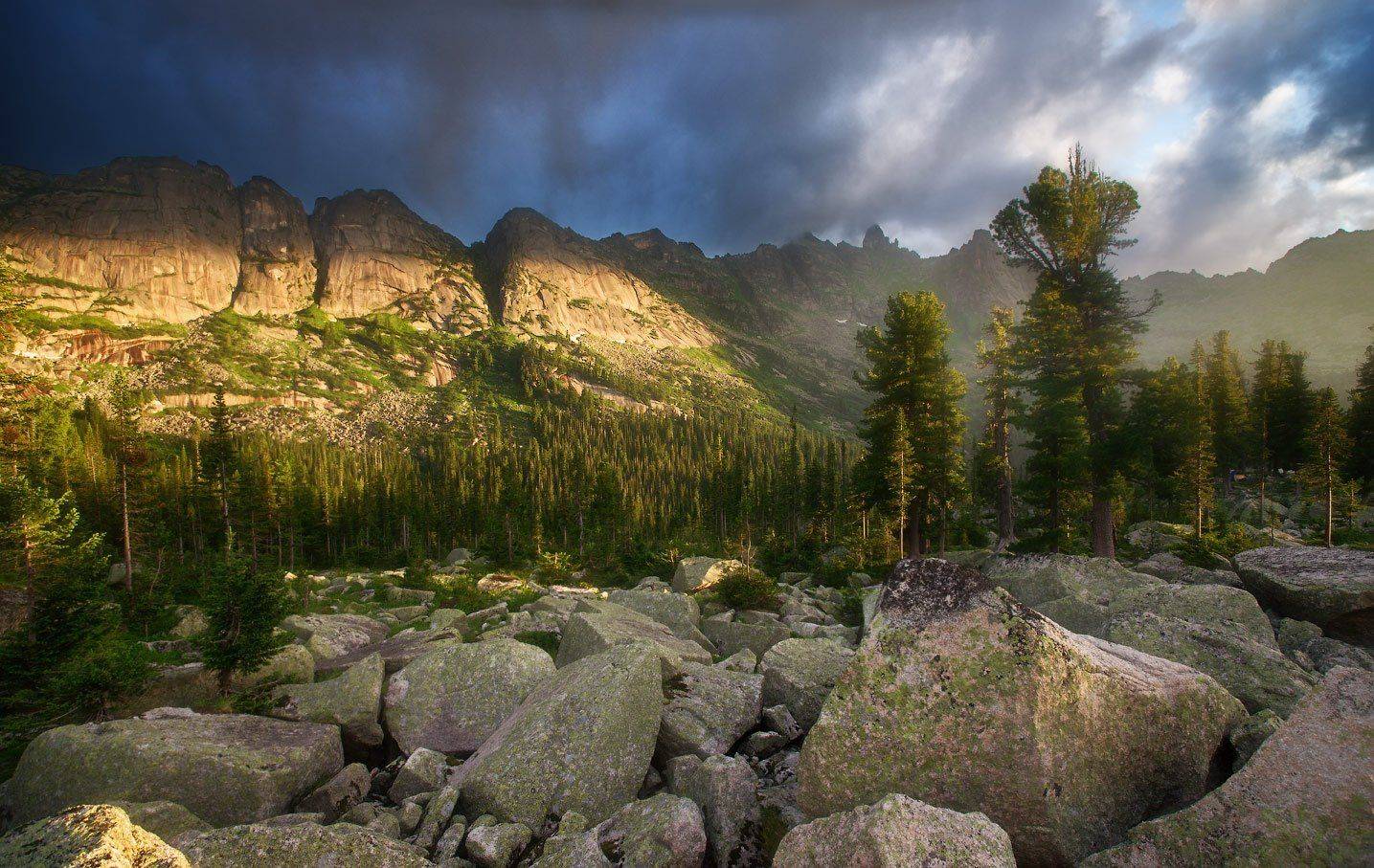Горы, Ергаки, Саяны, Утро, Владимир Ляпин
