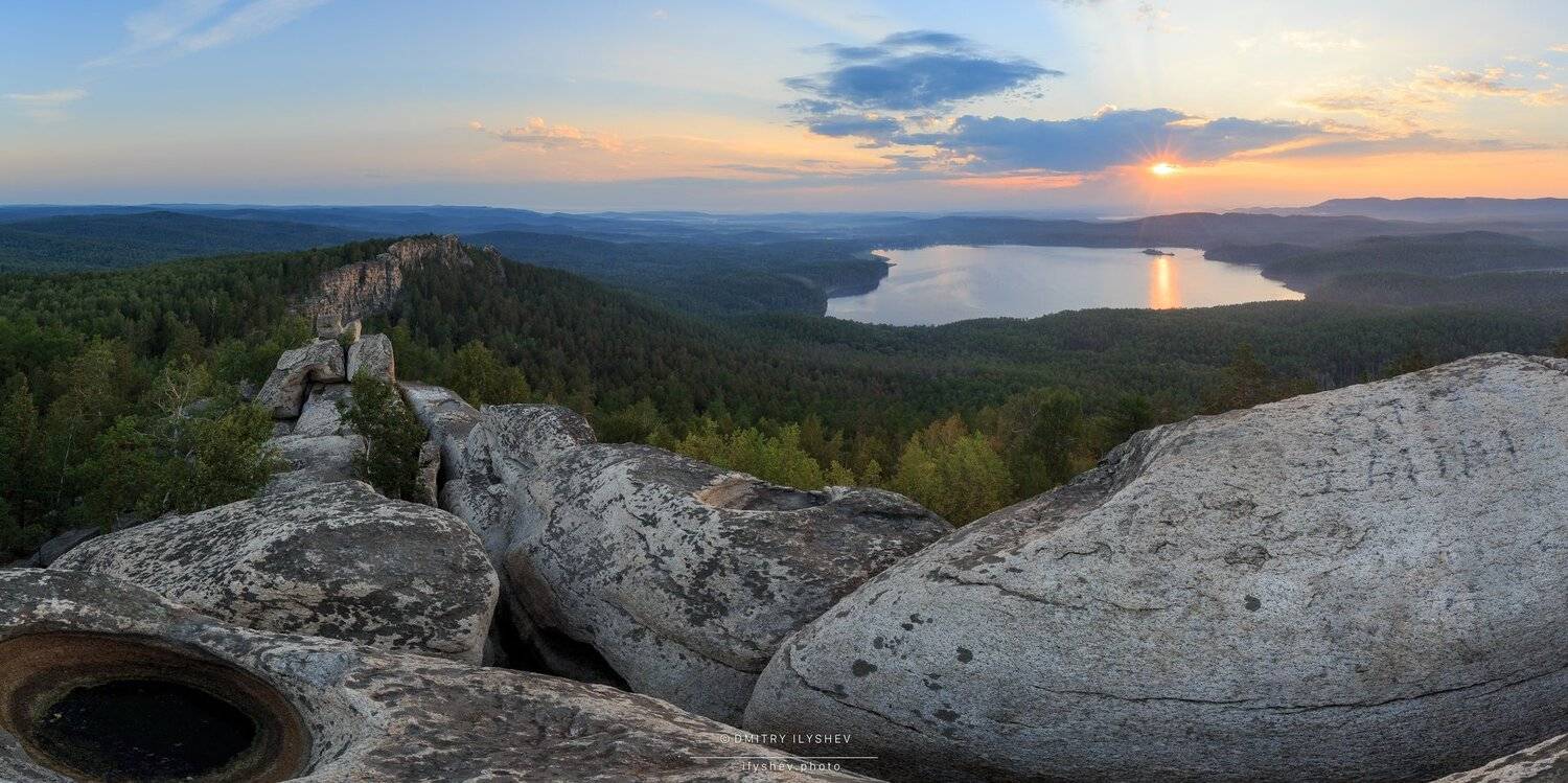 рассвет, панорама, аракуль, средний урал, урал, шиханы, озеро, Dmitry Ilyshev