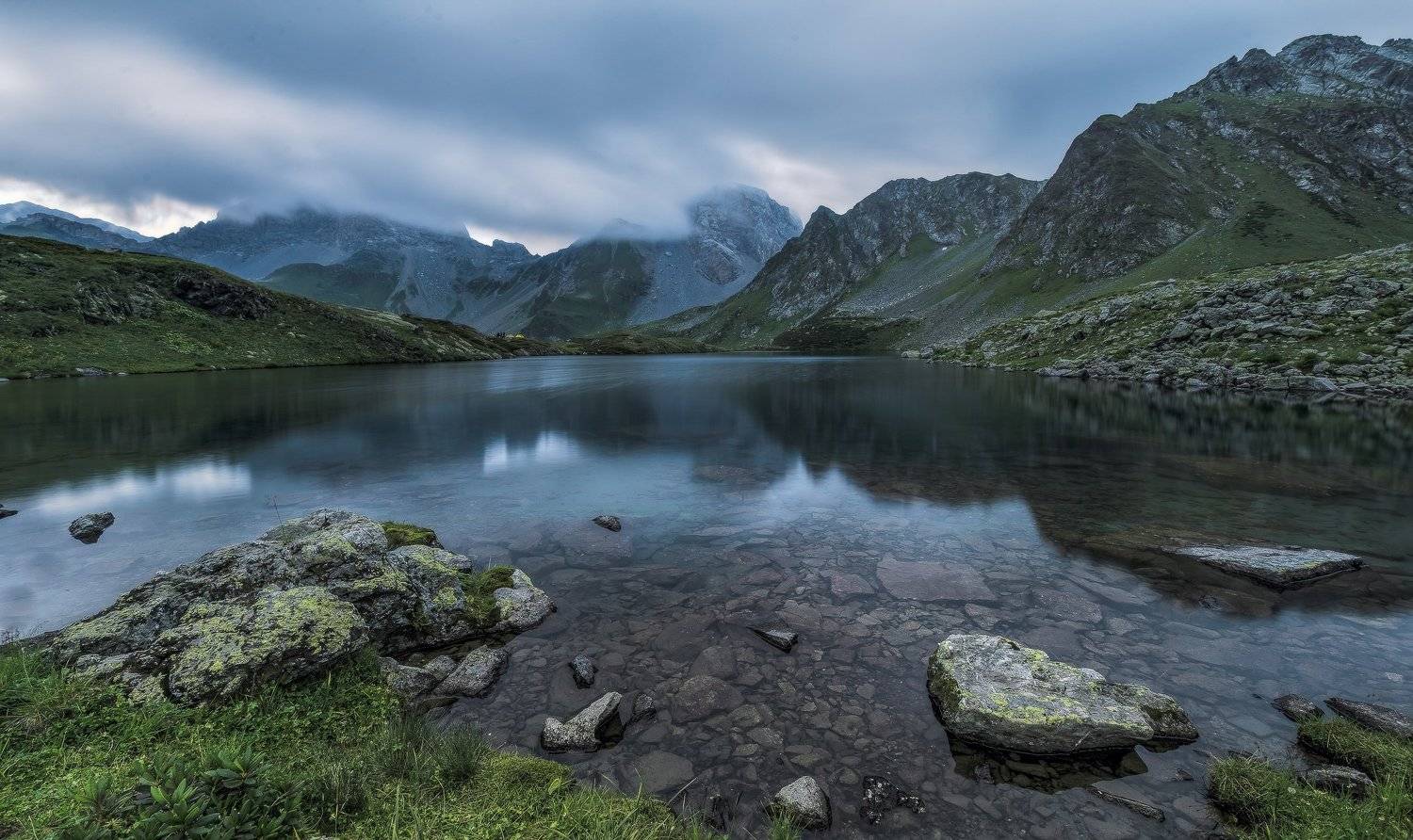 загедан, озеро, кчр, август, 2016, вечер, ФЁДОР