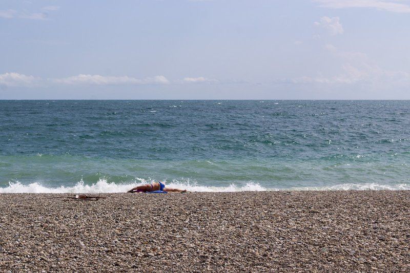 Пляж, Черное море Море фото превью