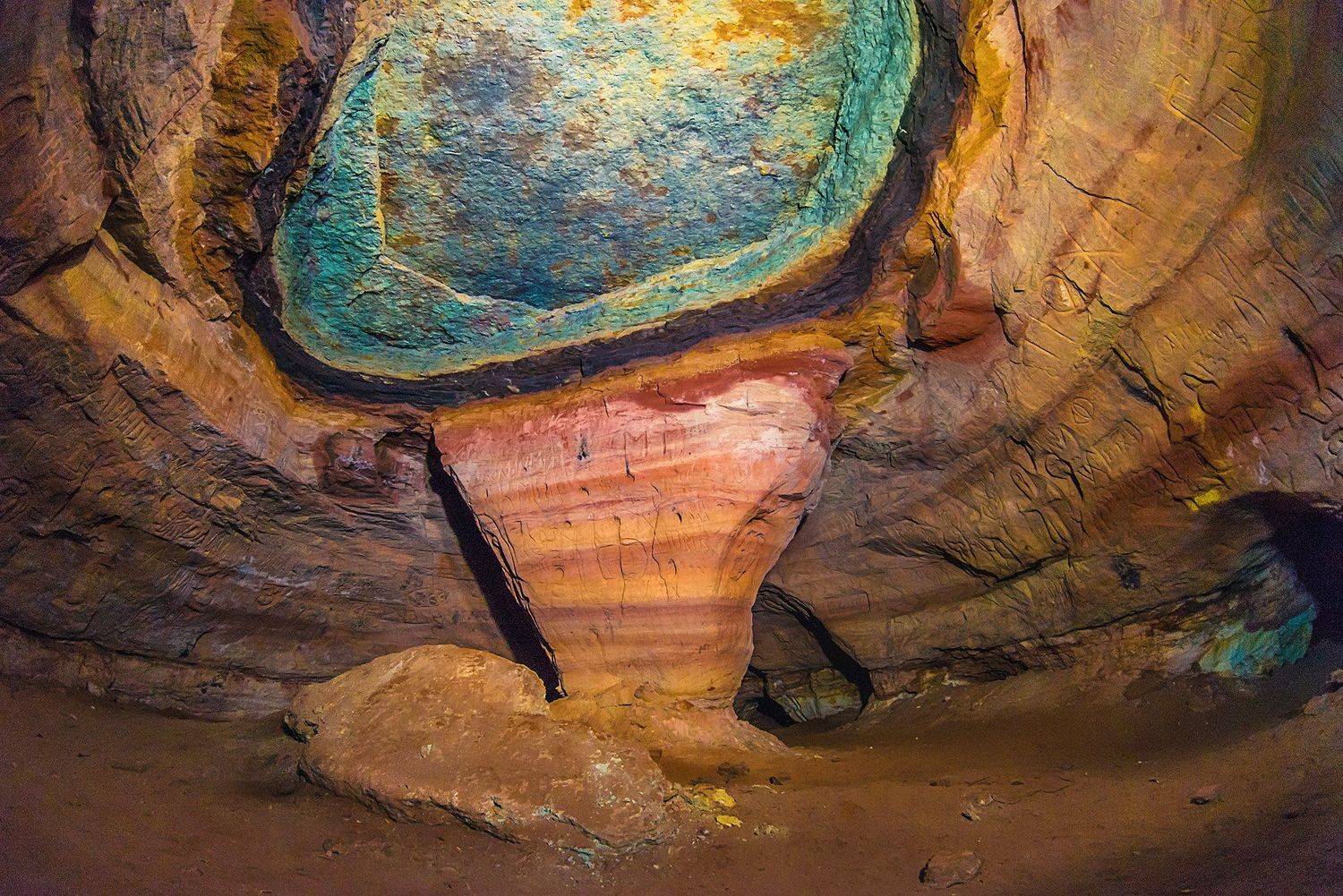 пещера, Саблинские пещеры, грот, каверна, под землёй, песок, , Борис Раба