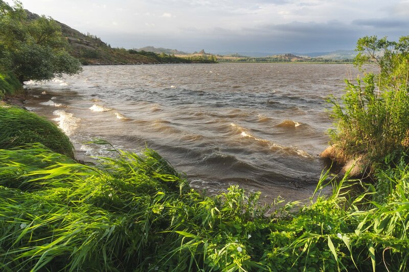Ветреные этюды на Колыванском озере…  Windy etudes on Kolyvanskoye Lake... фото превью