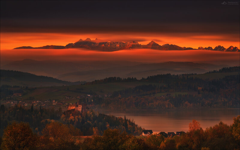 tatra mountains poland, высокие татры, польша, чорштын, чорштынское водохранилище Tatra Mountains фото превью