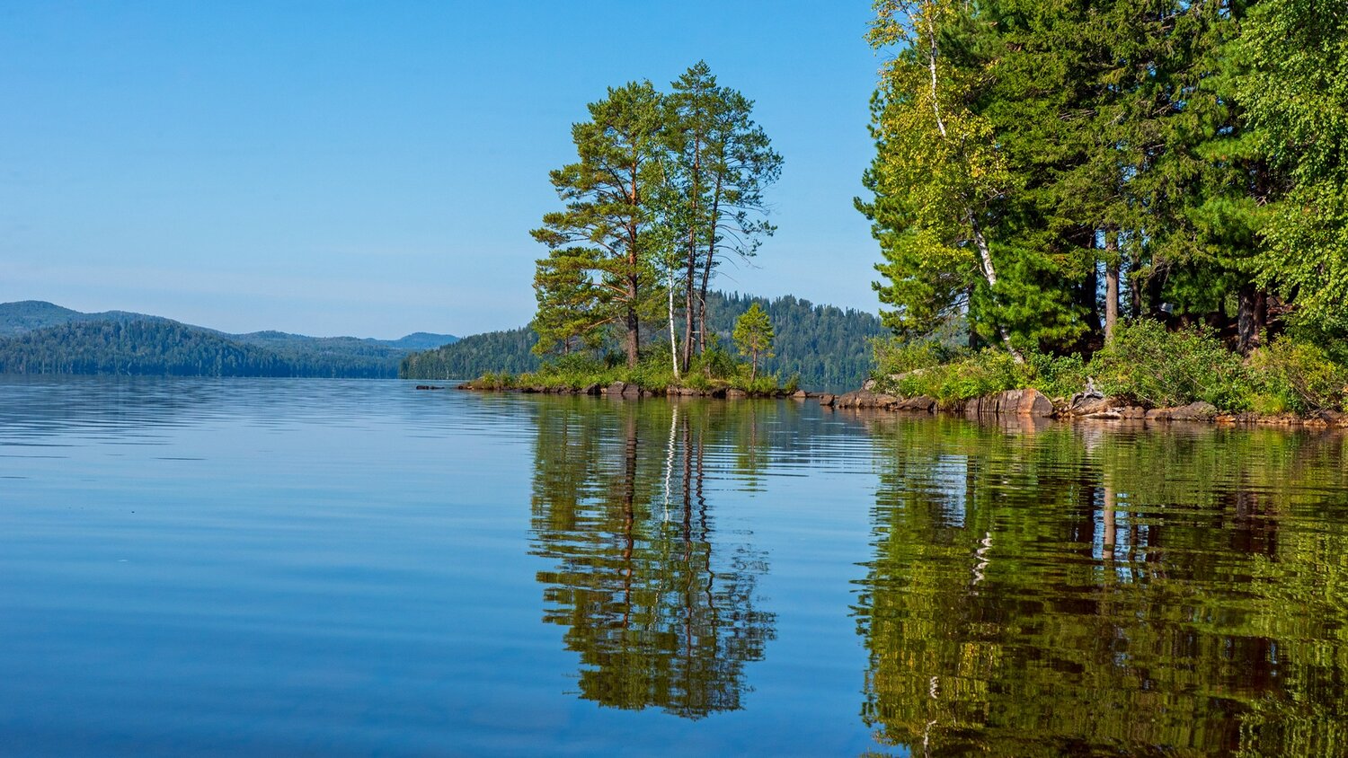 тиберкуль, остров, лето, озеро, Мальцев Юрий