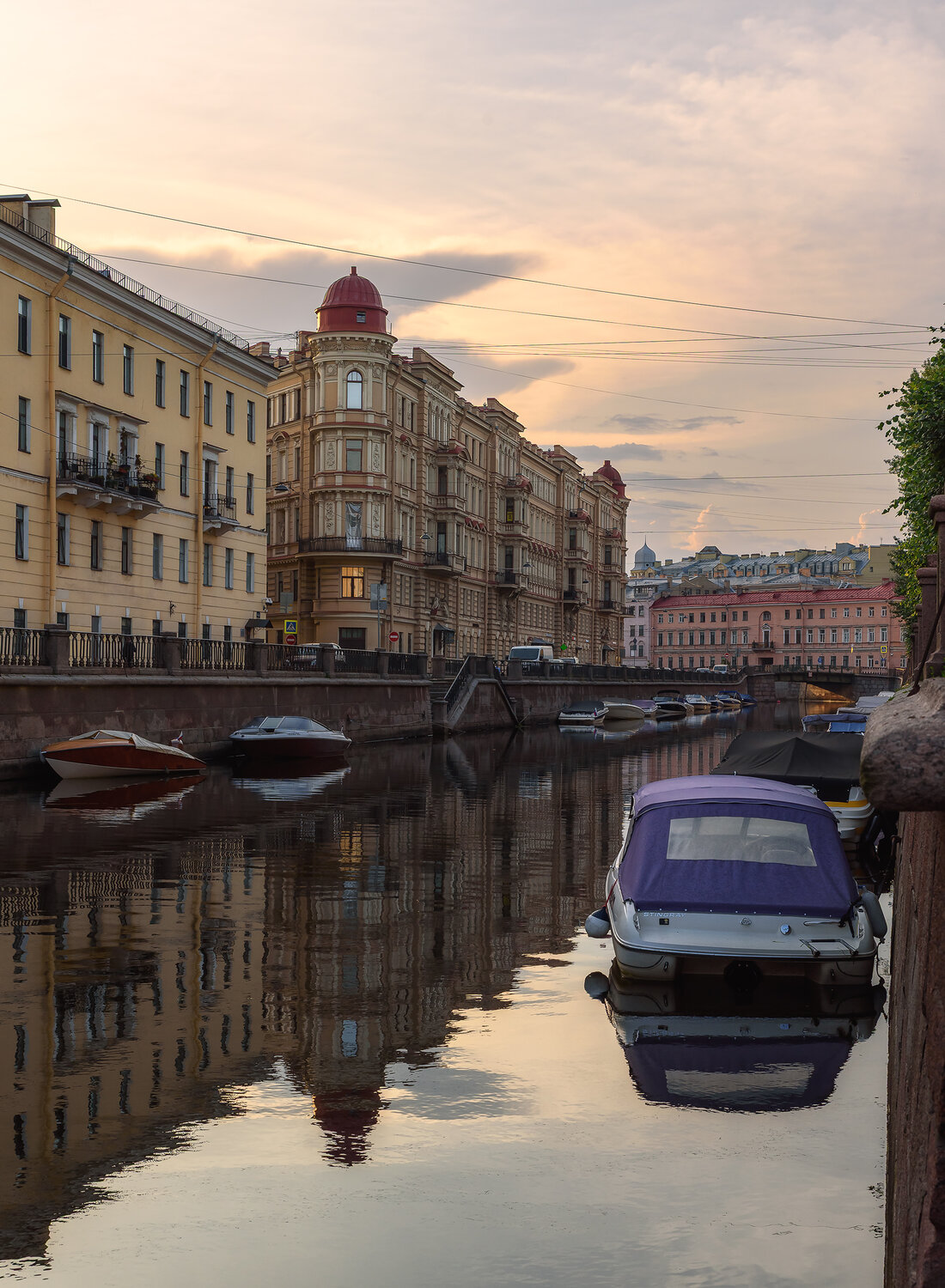 санкт-петербург, питер, утро в городе, белые ночи, каналы, канал грибоедова, архитектура, architecture, Zakharov Armen
