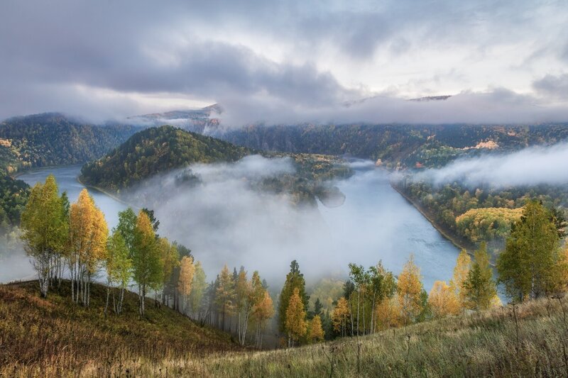 Осень на Манской петле фото превью
