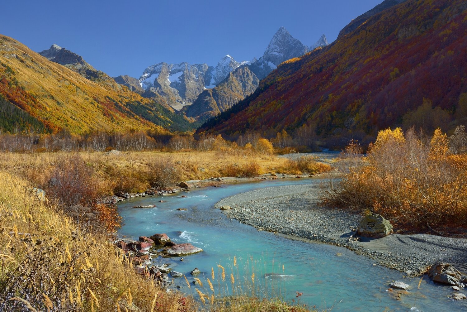 горы, осень, Александр Жарников