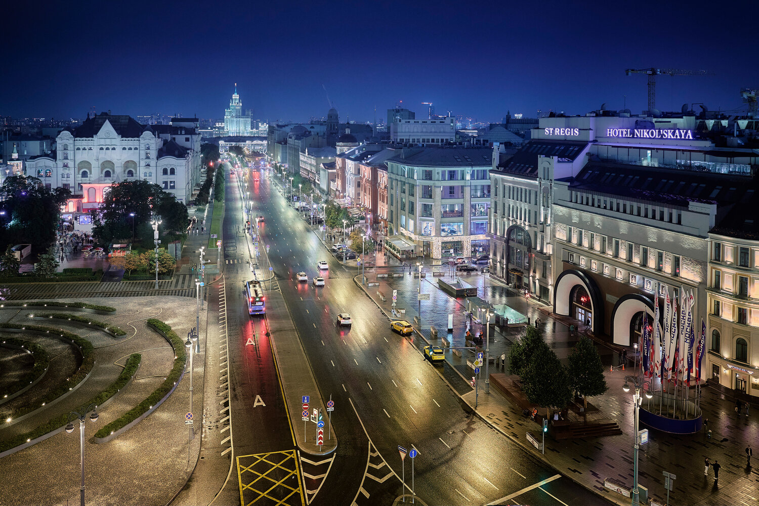 ночь, москва, Валерий Вождаев