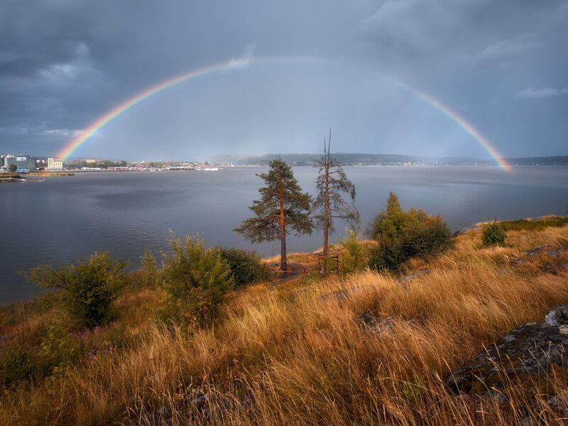 карелия, сортавала, радуга Сортавала фото превью