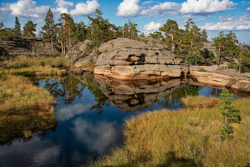 горы, каркаралинск Малые озёра Каркаралинска фото превью